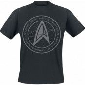 Star Trek T-shirt - Picard - Starfleet Headquarters - S L - för Herr - svart