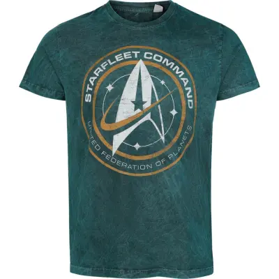 Star Trek T-shirt - Star Fleet - S 4XL - för Herr - blå