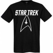 Star Trek T-shirt - Star Trek Big Logo - S XXL - för Herr - svart