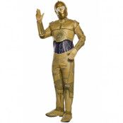 C-3PO Star Wars Maskeraddräkt Vuxen XL