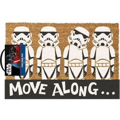 Star Wars Dörrmatta - Storm Trooper - Move Along - för  flerfärgad