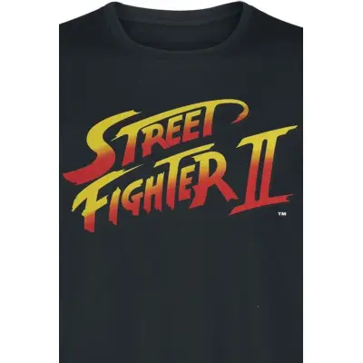 Street Fighter - gaming T-shirt - Short Sleeved - S XL - för Herr - svart
