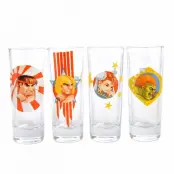 Street Fighter Shotglas 4-pack