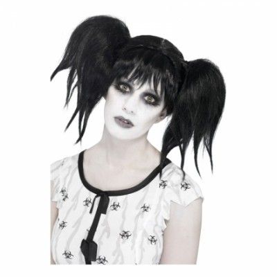 Abby Svart Peruk - One size