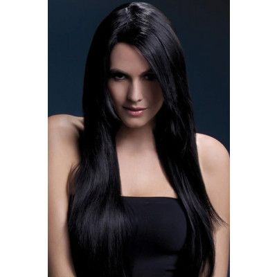 Amber Peruk Svart 71cm