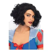Curly Bob Svart Deluxe Peruk