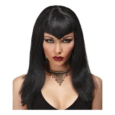 Demonia Svart Peruk - One size