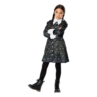 Familjen Addams Wednesday Barn Maskeraddräkt - Medium