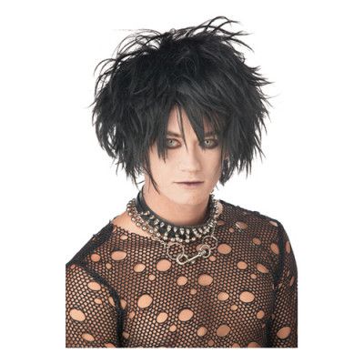 Gotisk Svart Peruk