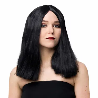 Madonna Svart Peruk - One size