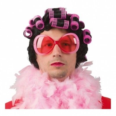 Peruk med Papiljotter