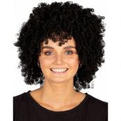 Svart Afro Peruk