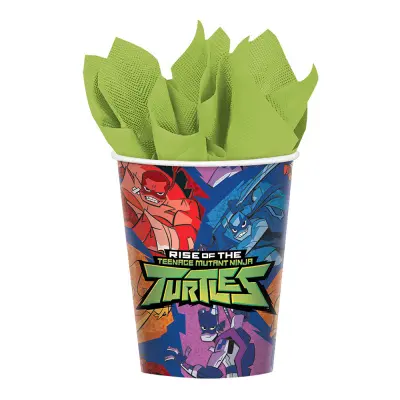 Pappersmuggar Rise Of The Ninja Turtles - 8-pack 266 ml