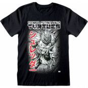 Teenage Mutant Ninja Turtles - Anime T-shirt - Stomping Shredder - S XXL - för Herr - svart