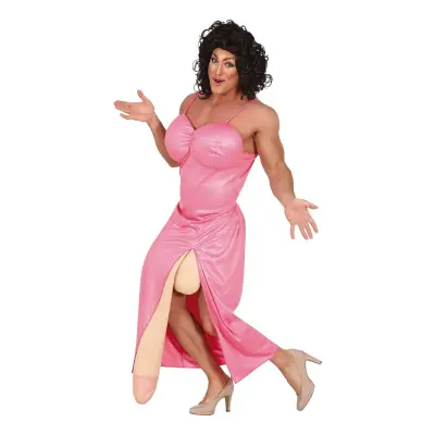 Välhängd Dragqueen Maskeraddräkt - Large