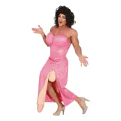 Välhängd Dragqueen Maskeraddräkt - Medium