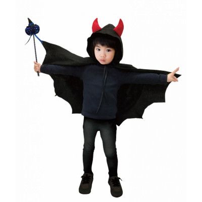 Cape Djävul för Barn - One size