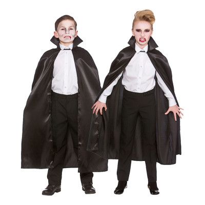 Cape med Krage Svart Barn - One size