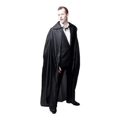 Cape Svart Lång - 180 cm