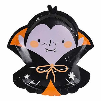 Papperstallrikar Dracula - 6-pack