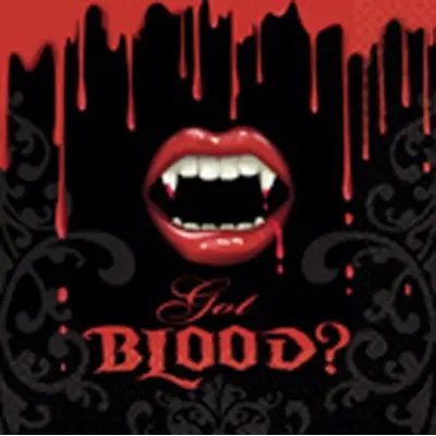 Servetter vampyrtänder 16-pack