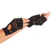 Spetshandskar Svarta Deluxe - One size