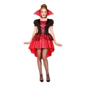 Glamorös Vampyra Maskeraddräkt - Medum/large