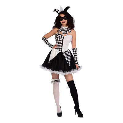 Gycklare Dam Maskeraddräkt - X-Large