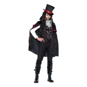 Klassisk Vampyr Deluxe Maskeraddräkt - Medium