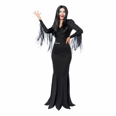 Morticia Familjen Addams Maskeraddräkt - X-Large