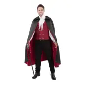 Röd Vampyr Maskeraddräkt - Standard