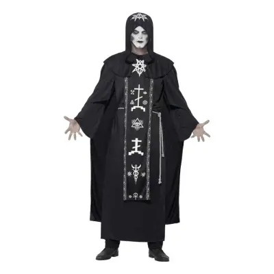 Svart Magi Ritual Maskeraddräkt