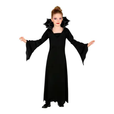 Svart Vampyra Barn Maskeraddräkt - X-Large