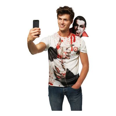 Vampyr Selfie Halloween Maskeraddräkt - One size