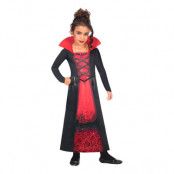 Vampyrklänning Rosor Barn Maskeraddräkt - Large