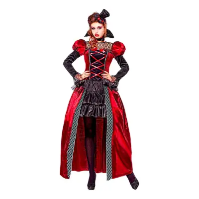 Viktoriansk Vampyra Maskeraddräkt - Large