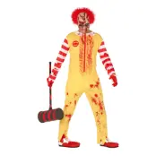 Happy Clown Halloween Maskeraddräkt - Large