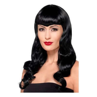 Vampyra Svart Deluxe Peruk - One size