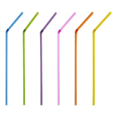 Sugrör Flerfärgade - 40-pack