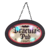 Varningsskylt Dracula's Pub