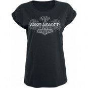 Amon Amarth T-shirt - Viking Horses - S 5XL - för Dam - svart