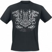 Axel Hermann - Gothic T-shirt - Viking Hammer - S XL - för Herr - svart