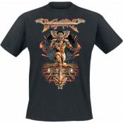 Dragonforce T-shirt - Viking Guitar Surfer - S 3XL - för Herr - svart