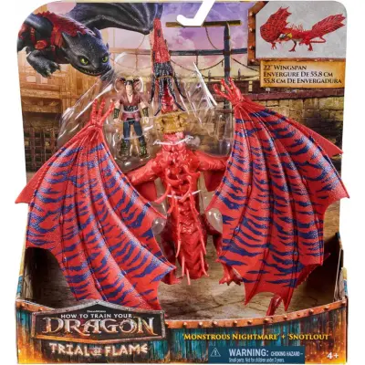 Dragons Monstrous Nightmare&Snotlout - Dragons -  Leksaksaffären