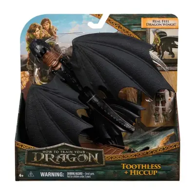 Dragons Toothless + Hiccup - Dragons -  Leksaksaffären