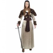 Game of Thrones/Viking Inspirerad Lyxig Damdräkt