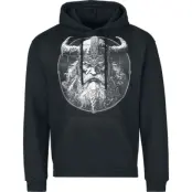 Lobo Negro Luvtröja - Viking King - M 4XL - för Herr - svart