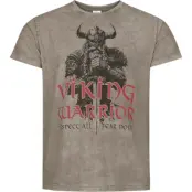Lobo Negro T-shirt - Viking Warrior - S 4XL - för Herr - grå