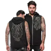 Outer Vision Väst - Viking Tattoo - S 4XL - för Herr - svart