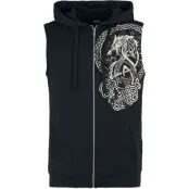 Outer Vision Väst - Viking Tattoo - S XXL - för Herr - svart